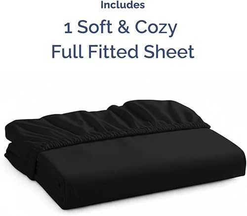 Miniatura 715 de King Fitted Bed Sheet - Bottom Single Fitted Sheet Only - Ultra-Soft Hotel Luxury Bedding w/ 8-16 Inch Deep Pockets - Breathable, Cooling & Wrinkle