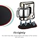 Wokape 13Pcs Mixer Slider Matte mit 12-Schnur Organizer für Stand Mixer, Schnur Wrap Cord Halter Kabel Organizer, Mixer Mover Schiebematte Pad, Küchenhilfe Mixer Zubehör und Zubehör
