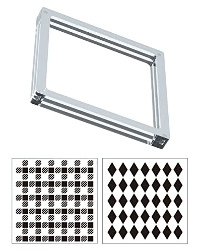 Cookie Stencil Holder Magnetic Frame - Stencil Holder With 2 Stencils For Decorating For Party Cake Decorating Add Glamour To Your Kitchen #TOP2