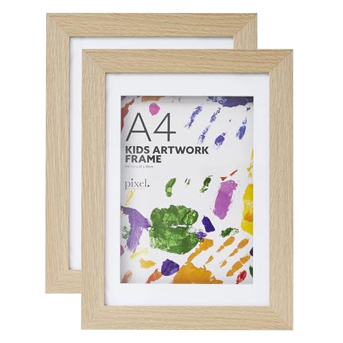 Cooper & Co. Set of 2 A4 DIY Kids Art Frame Natural