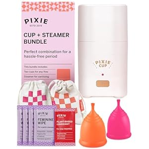 Pixie Menstrual Cup 3 Minute Steame...