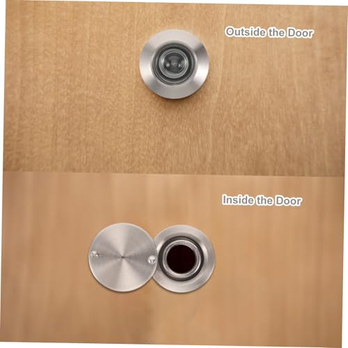 Mirilla Mikikit Heavy Duty con cubierta protectora trasera, lente gran angular de alta definición para puertas frontales de hogar, oficina y hotel, diseño resistente a manipulaciones miniatura 5