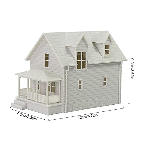 Ho Scale Model Blank Buildlings Kit Unassembled House For 1:87 Model Train Layout Jz01Jj (Ho Scale-1 Unit) #TOP1