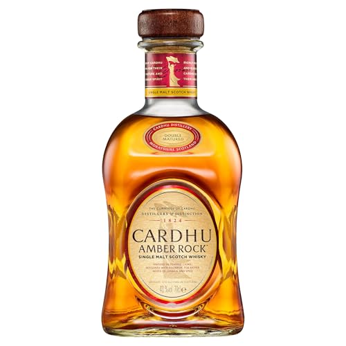 Cardhu Amber Rock Single Malt Scotch Whisky - mit Geschenkverpackung, handgefertigt in der...