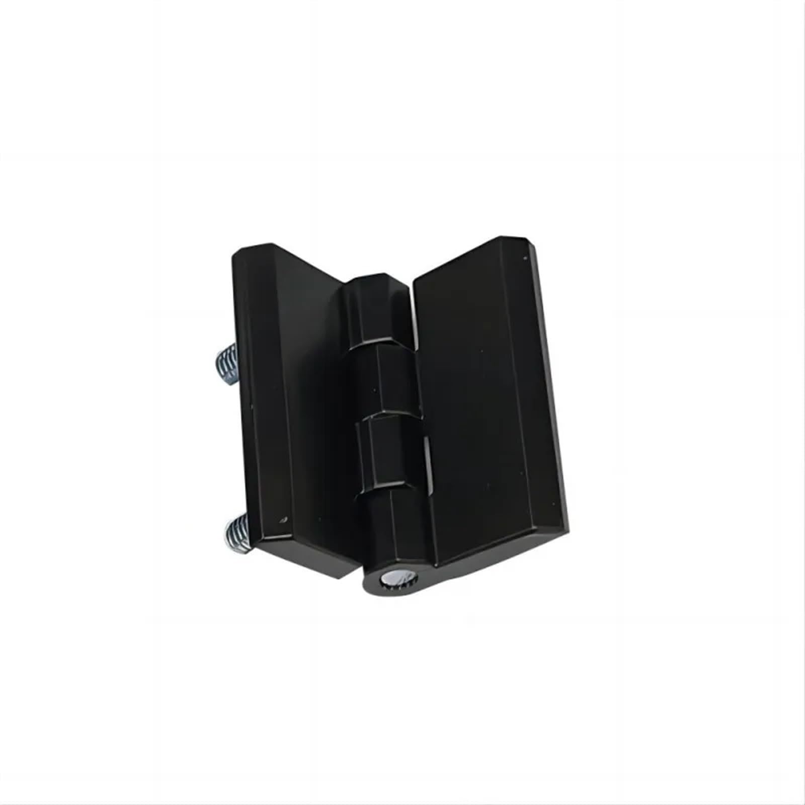 Charnière à bout fixe en zinc noir 60mm pour mobilier contemporain