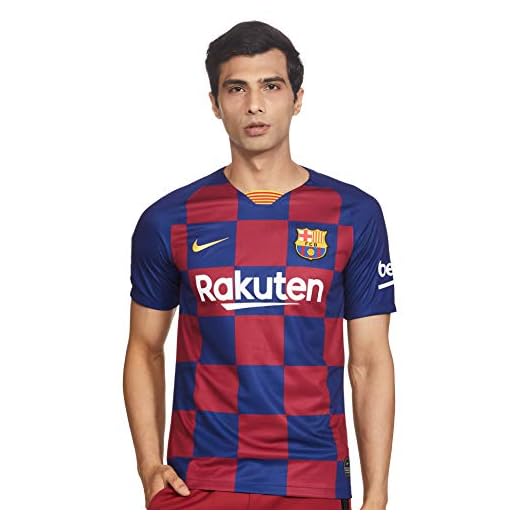 Nike Barcelona 2019/2020 Camiseta, Hombre, Azul (1ª Equipación), L