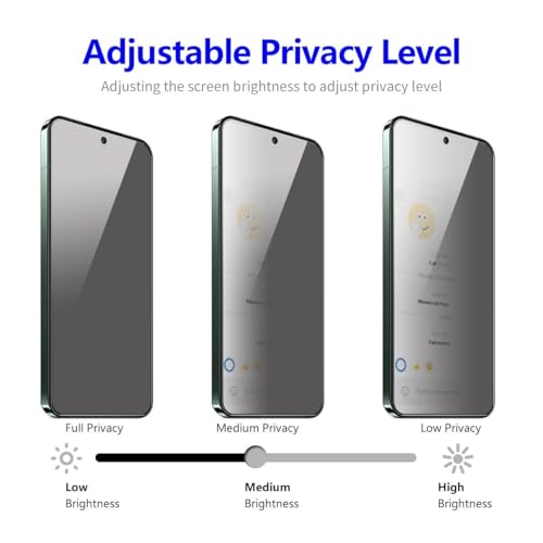 Image of Extra Strong Privacy Tempered Glass for Redmi K50i 5G | Anti-Spy Privacy Shield Glass, 9H Hardness, Edge-to-Edge Protection, Anti-Fingerprint,HD Clarity Free Easy Installation Kit.