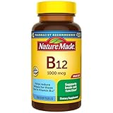 Nature Made Vitamin B12 1000 mcg, Dietary Supplement for Energy Metabolism Support, 150 Softgels, 150 Day Supply