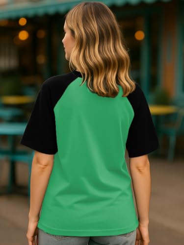 Image of LEOTUDE Half Sleeve Round Neck Tshirt for Women, Oversized Longline