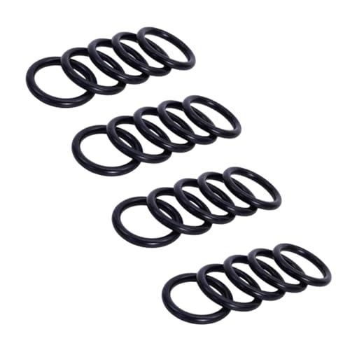 20PCS RC Airplane O Ring Brushless Motor Propeller Protector O Ring Fixed Propeller Protection for RC Plane Helicopter DIY Model Aircraft Parts (Black)