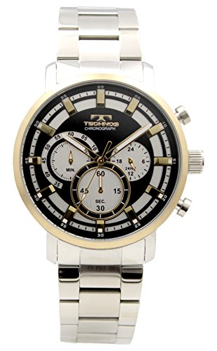 Chronographe pour homme argent T6618GB haute précision