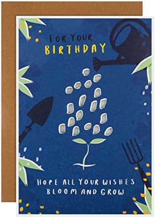 Hallmark Birthday Card - Classic Watercolour Floral Design