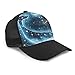 Produktbild Baseballkappe mit Delfin-Tiermotiv und Sternengöttin für Damen und Herren, verstellbar, Trucker-Netzstoff, einfarbig, 6 Panel-Kappen, Polo-Stil, Dad-Hut, Unisex, Schwarz