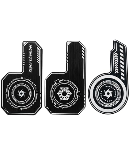 Image of 2-3PCS Cooling Pad, Cooling Pad for Mobile, Mobile Cooler, Phone Cooler for Extended Gaming Sessions, Phone Cooler for Heavy Smartphone Usage (3pcs(Black) B)