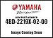 01 Yamaha Kodiak 400 2wd used Rear Differential Skid Plate 4BD-2219X-02-00