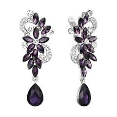 08-Amethyst Color Silver-Tone