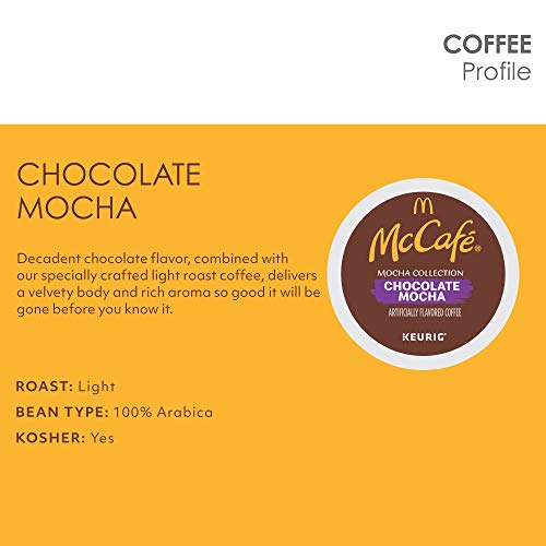 Mccafe Chocolate Mocha, Single Serve Coffee Keurig K-Cup Pods, Flavored Coffee, 12 Count (Pack Of 6) - Packaging May Vary #TOP3