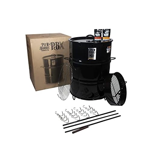 Pit Barrel Cooker XL Package 22.5 Inch Drum Smoker