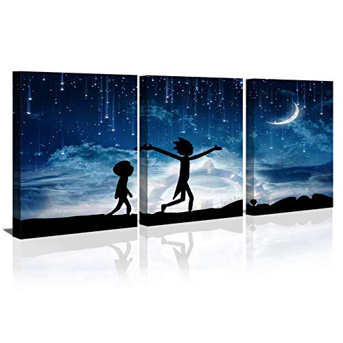 Toile fantastique nuit pour décorer une chambre ado
