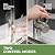 Touchless Kitchen Faucet, VFAUOSIT Kitchen Sink Faucet with Pull Down Sprayer Brushed Nickel Motion Sensor Smart Hands-Free, Stainless Steel Single Hole Faucet for Bar Laundry RV Utility Sink