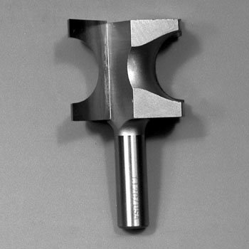 Whiteside Machine 1432 Half Round Bull Nose Bit - 1/4" R, 1/2" Open, 1" Cut Len., 1-1/8" D, 1/2" Shank