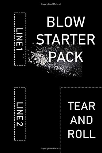 Funny Narcos Blow Journal: 6x9 Notebook, Ruled, Funny Writing Notebook, Inappropriate gift, Daily Diary, Gag Journal, Party gift (Pehla Nasha)