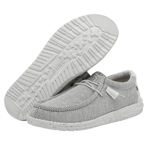 Image of HEYDUDE Men's Wally Stretch Sox Slip-On Loafer, Lightweight, Breathable, with Flex & Fold Outsole