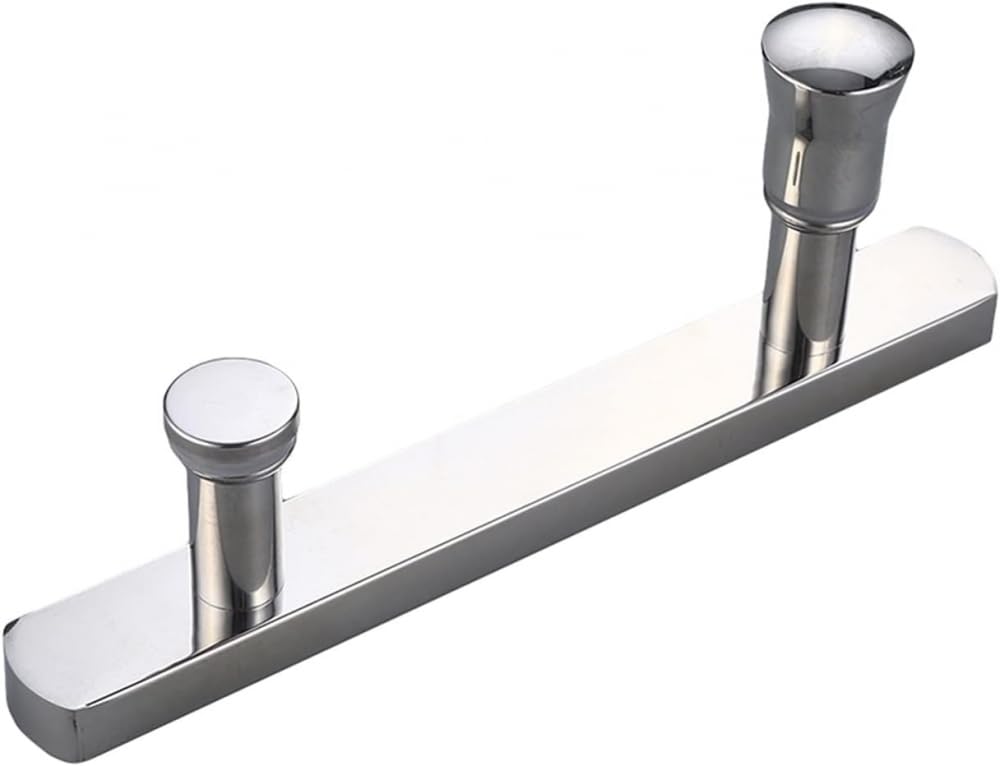 Poignée de porte de rechange en verre et acier inoxydable pour douche