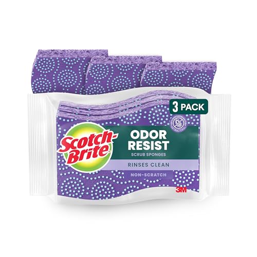Scotch-Brite Scrub Dots, 3 sponges