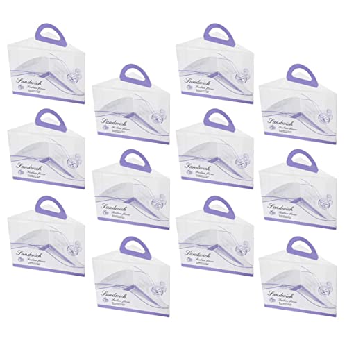 Alipis Pcs Cake Box View Round Cake Carrier Red Green Plastic Carrier Lid Reusable Easy to Clean Packing Box