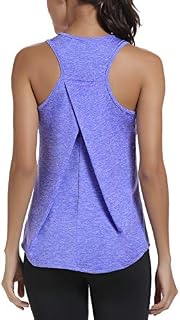 HLXFHB Workout Tank Tops for Women Gym Exercise Athletic Yoga Tops Racerback Sports