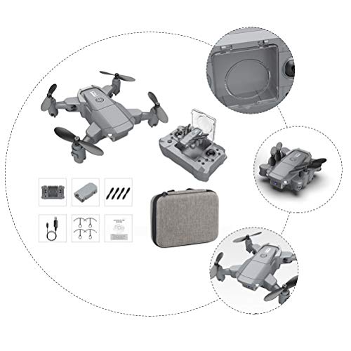 Toyvian 1 Conjunto GPS Fotografia Aérea Drone RC Selfie Drone Helicóptero Dobrável.