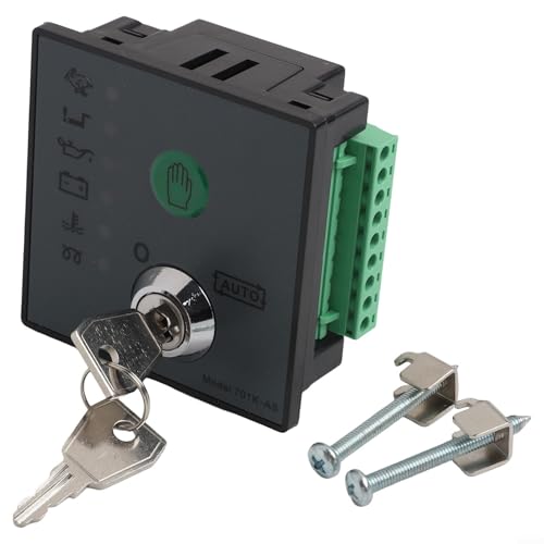 Panel 701K-AS para control de generador diésel con arranque automático y LCD 5