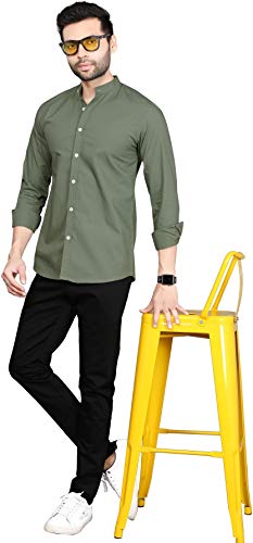 Image of FIFTH ANFOLD Men's Striped Slim Fit Shirt