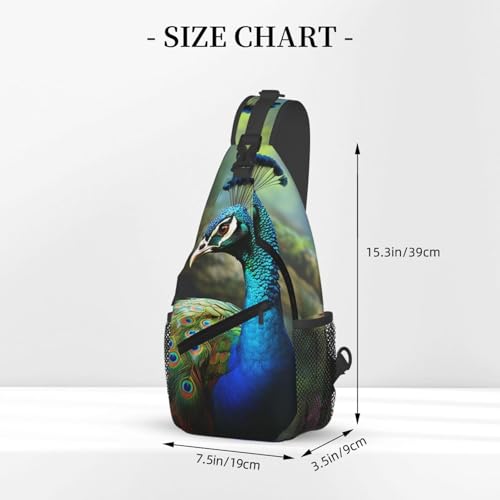 Bolso cruzado pequeño para senderismo unisex negro miniatura 3