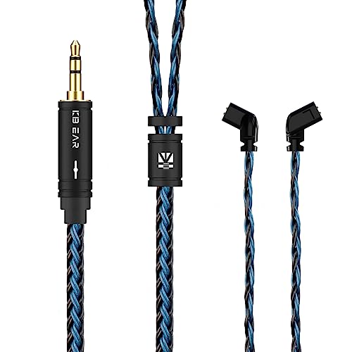 KBEAR ST16 HiFi In Ear Monitor Upgrade Cable 5N Single Crystal Copper Plated with Sliver IEM Earphone Change Cable QDC for ZSN PRO,ZSN PRO X,ZS10 PRO,ZS10 PRO X,AS16PRO,PR2 (3.5mm QDC - Image 2