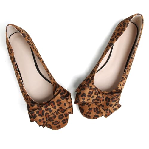 Image of TN TANGNEST Women Fashion Bowknot Flats Comfort Pointed Toe Dress Shoes