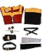 Miccostumes Women's Megumin Cosplay Cloak Costume, Red and Black, women xl