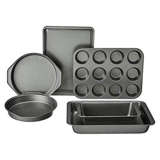 AmazonBasics 6-Piece Nonstick Oven Bakeware Baking Set