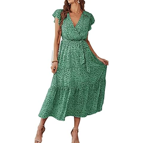 Vestido Floral de Verano YINGKE Cover