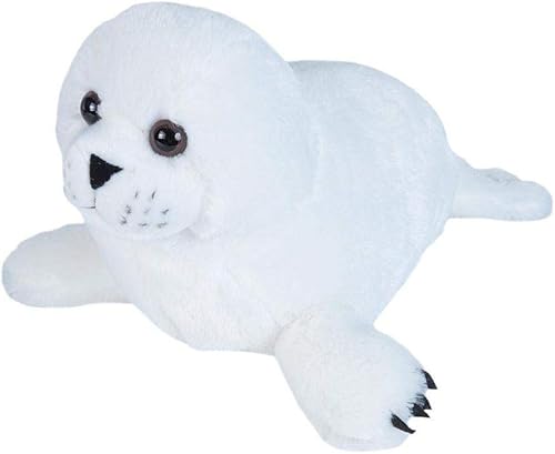 Wild Republic Peluche de cachorro de sello de arpa, animal de peluche, regalo para niños, Cuddlekins de 12 pulgadas