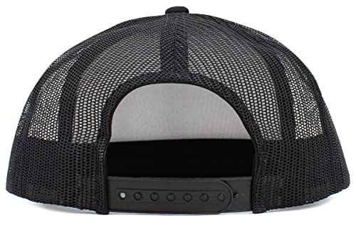 Image of KBETHOS Classic 5 Panel Foam Front Trucker Mesh Cap with Adjustable Snapback