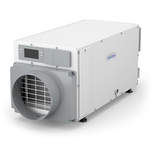 Image of AprilAire E070 Pro 70-Pint Crawl Space Dehumidifier with Drain Hose, Commercial-Grade Whole-House Dehumidifier for Crawlspace, Basement, or Whole Home up to 2,200 sq. ft.