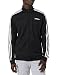 Produktbild adidas Herren Essentials 3-Stripes Tricot Track Jacket Sweatjacke, Schwarz/Weiß/Weiß, Medium
