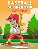  baseball scorebook for kids