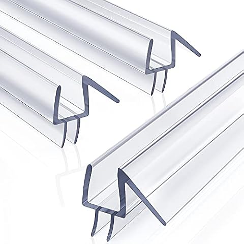 Yecaye Shower Door Bottom Seal 3-Pack Cover