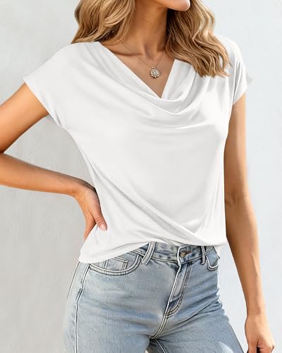 Save on BTFBM Cowl Neck Tops for Women with code 40GMTEC4 - Image 4