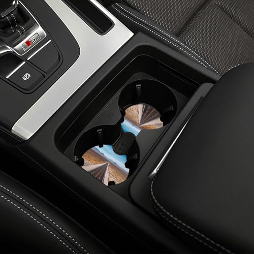 Portavasos para carro 2 unidades negro universal de neopreno miniatura 6