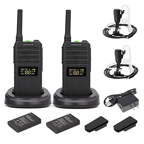 Two Way Radios - Connecom Digital & Analog Compatible Radios Business Long Range Walkie Talkies Suitable For Shop, Hotel, Warehouse, Restaurant, Chain Etc Two-Way Wireless Gd700 2 Pack #TOP2