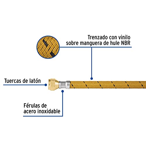 Manguera amarilla para gas 8 Imagen adicional